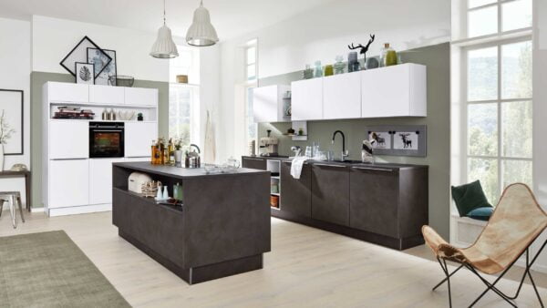Interliving Küche Serie 3011 mit SIEMENS Einbaugeräten