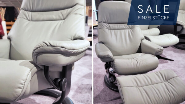ABVERKAUF Stressless® SUNRISE S Relaxsessel mit Hocker