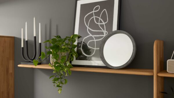 Interliving Wohnzimmer Serie 2028 – Anbau-Wandregal 8320