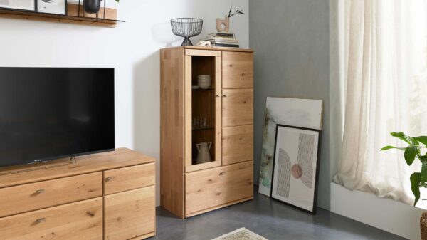 Interliving Wohnzimmer Serie 2028 – Highboard 4843