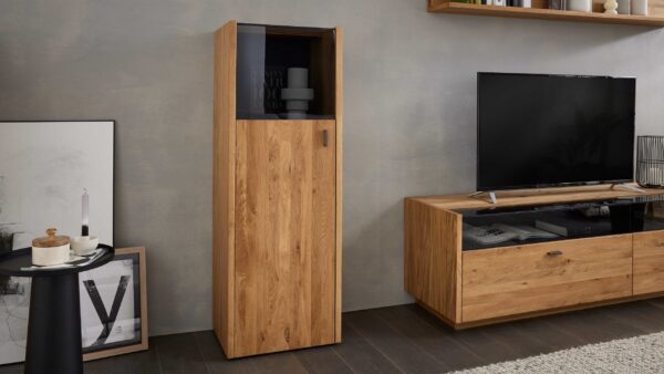 Interliving Wohnzimmer Serie 2027 – Highboard-Vitrine 15