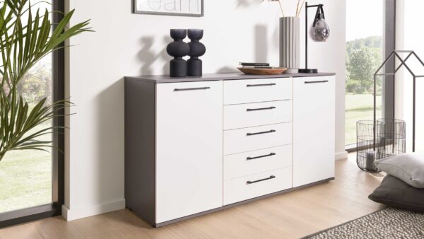 Interliving Kleiderschrank Serie 1207 – Kombikommode 670065