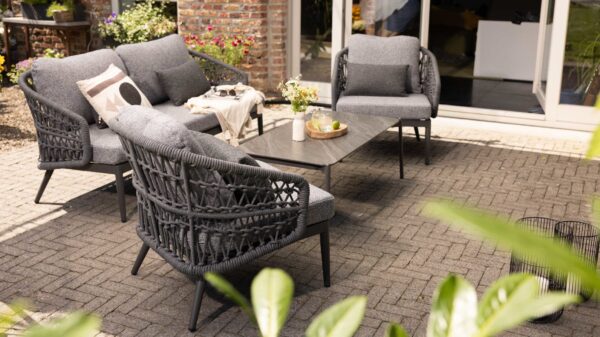 Interliving Gartenmöbel Serie 7013 – Loungemöbel-Set