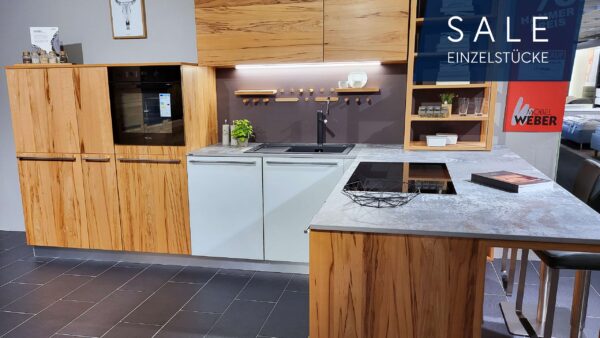 ABVERKAUF Walden Küche Kernbuche